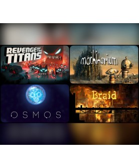 Braid + Machinarium + Osmos + Revenge of The Titans Steam Key GLOBAL